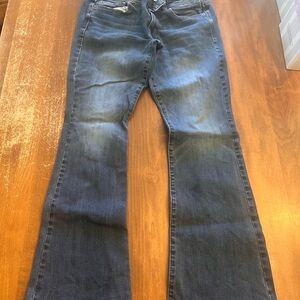 American Eagle Outfitters Dark Blue Flare Jeans